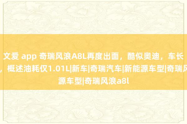   文爱 app 奇瑞风浪A8L再度出面，酷似奥迪，车长4米79，概述油耗仅1.01L|新车|奇瑞汽车|新能源车型|奇瑞风浪a8l